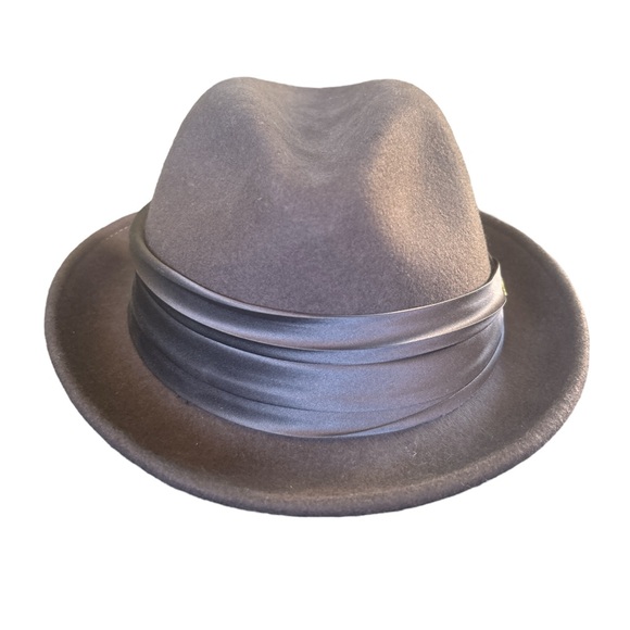 STACY ADAMS Men's Crushable Wool Felt Snap Brim Fedora Hat Large - Picture 7 of 11